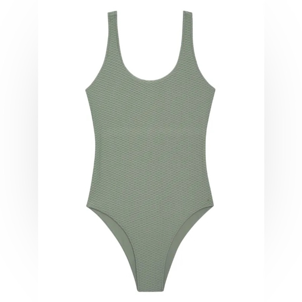 Anine Bing Olive One-Piece Swimsuit